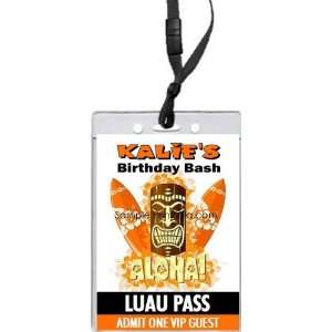  Luau VIP Pass Invitation