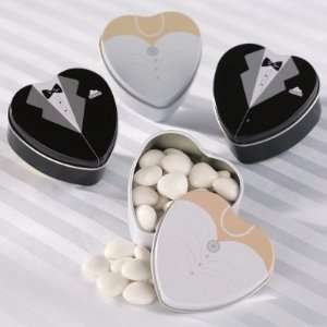  Exclusively Weddings Bride and Groom Wedding Favor Tins 