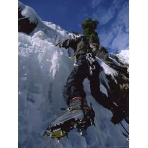 Ice Climbing, Ouray Ice Park, Ouray, Colorado, USA 