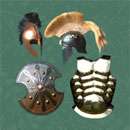 Voucher  Roman / medieval swords, helmets, shields, armour etc 
