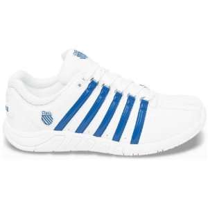 K Swiss Womens Pro C Tennis Shoe (White/Blue) Sports 