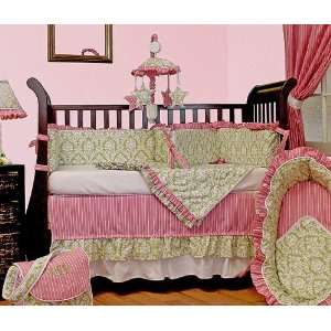  Versailles Green Crib Bedding by Hoohobbers Baby