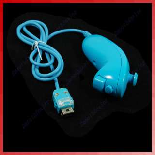 Remote and Nunchuck Controller for Nintendo Wii Blue  