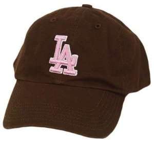  MLB LA LOS ANGELES DODGERS BROWN GARMENT WASH HAT CAP 