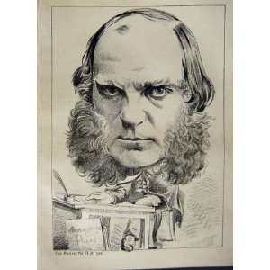 Portrait Professor Vietch The Bailie 1875 Glasgow 