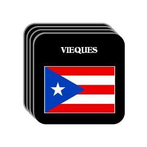  Puerto Rico   VIEQUES Set of 4 Mini Mousepad Coasters 