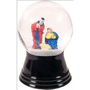  Viennese glass snow globe with Holy Family
