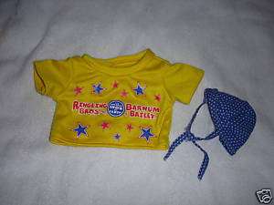 RINGLING BROTHERS BARNUM BAILEY BEAR SHIRT AND HAT  
