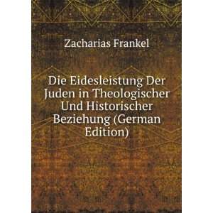   Beziehung (German Edition) (9785879546583) Zacharias Frankel Books