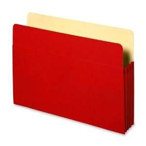 Red   Sold as 1 EA   Vibrant colored file pocket features a matching 