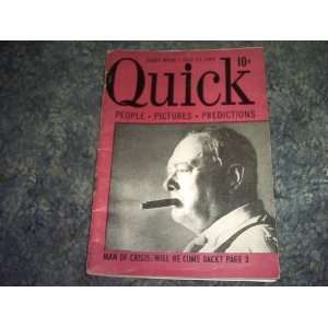   25 1949 Quick Mag Franklin D Roosevelt FRANKLIN D ROOSEVELT Books