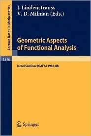 Geometric Aspects of Functional Analysis Israel Seminar (GAFA) 1986 