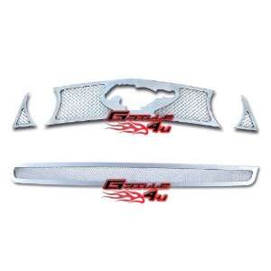 2010 2012 2011 Ford Mustang GT V8 Stainless Mesh Grille Grill Combo 