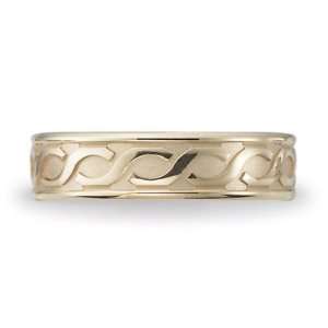  Benchmark 6mm Link Band   14k Yellow Gold Jewelry