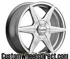 AKUZA 750 18x7.5 5X4.5 BLACK +45 WITH CLEAR SINGLE WHEEL SALE no cap