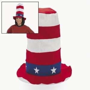  Patriotic Stovepipe Hat   Hats & Party Hats Health 