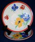 Block China Anemone Vista Alegre Salad Plates Red 8