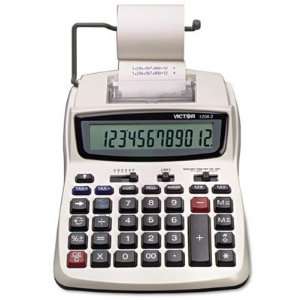  New 1208 2 Compact Desktop Calculator 12 Digit LCD Case 