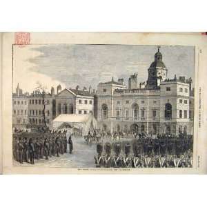  Horse Guards Marshals Procession Soldiers London 1852 