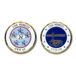 USS Nimitz CVN 68 Challenge Coin
