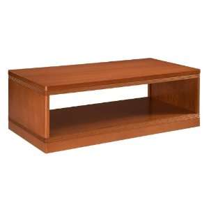   Coffee Table With Fluted Solid Cherry Wood Edge Detail