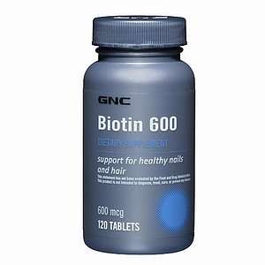  GNC Biotin 600, Tablets, 180 ea