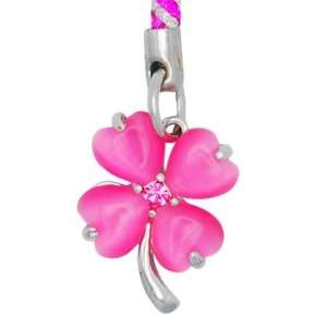 For Cellphone Charm, Clovers, Pink Cell Phones 