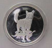 Alaskan Iditarod 1Oz Silver .999 Proof Medallian Coin 2004 Husky Dog 