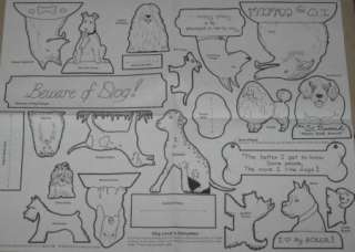 Winfield WOODWORKING PATTERN Lot DOG LOVERS  