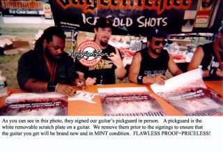   Autographed Signed Mayhem Fest Poster & Proof UACC RD COA  