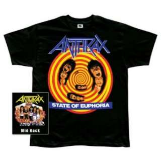  Anthrax   State Of Euphoria T Shirt Clothing