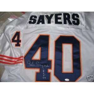  Bears Gale Sayers Hof 77 Authentic Signed Jersey Jsa 