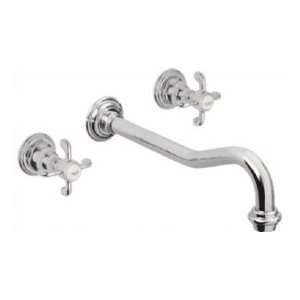 California Faucets Vessel Lavatory Wall Faucet V6702 9 SB Satin Brass 