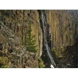  Palisades Falls in the Gallatin National Forest of Montana 