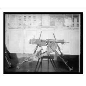    Historic Print (M) Captured German machine gun
