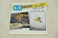 Vintage GT BMX Bicycle Catalog 1986 NEW Old Stock Mach One Interceptor 