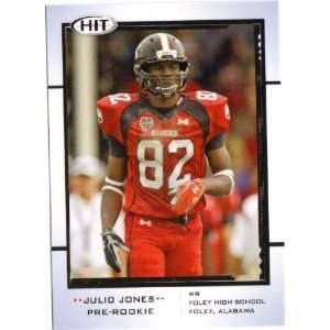  2011 Hit Football Pre Rookie Julio Jones Pr4 Mint Sports 