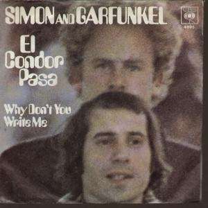   PASA 7 INCH (7 VINYL 45) GERMAN CBS 1970 SIMON AND GARFUNKEL Music