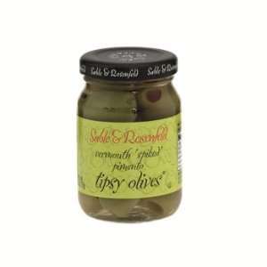 Vermouth Spiked Pimento Tipsy Olives   2.5 oz/70 gr by Sable 