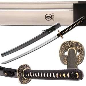  Musashi Sea Dragon Samurai Katana Sword 39.25 Everything 