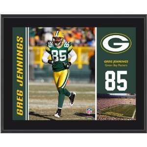  Mounted Memories Green Bay Packers Greg Jennings 10.5 x 13 