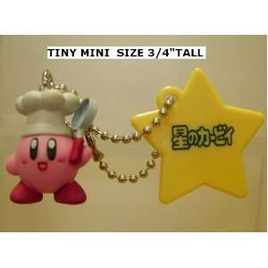  Nintendo Kirby Figure Keychain Chef Cook Kirby(tiny Mini 