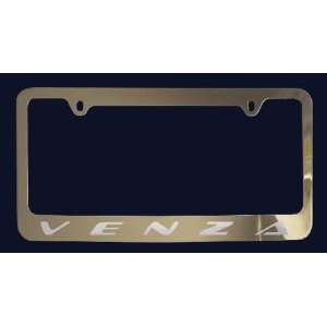  Toyota Venza License Plate Frame (Zinc Metal) Everything 