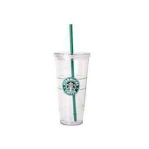  Starbucks 20oz Clear Acrylic Travel Tumbler (Venti To Go 