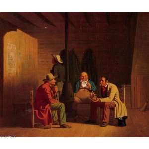  Hand Made Oil Reproduction   George Caleb Bingham   32 x 