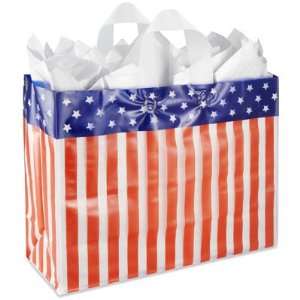   12 American Flag Vogue Frosty Shoppers