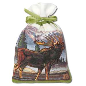 Majestic Moose Drawer Sachet Filled with Real Spices Alices Cottage 