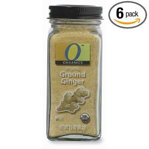 Organics Ground Ginger, 1.6 Ounce Jars (Pack of 6)  