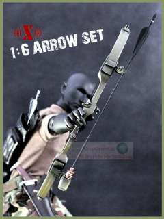 Scale Action Figure RAMBO STALLONE BOW ARROW KNIFE HOYT ARCHERY 
