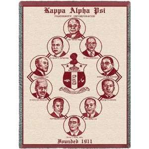  Kappa Apha Psi Founders Throw   48x69 Blanket/Throw 